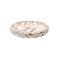 Coconut/polyester button 4-holes, recycled, 15mm, 20mm