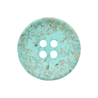 Coconut/polyester button 4-holes, recycled, 15mm, 20mm