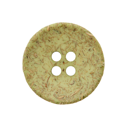 Coconut/polyester button 4-holes, recycled, 15mm, 20mm