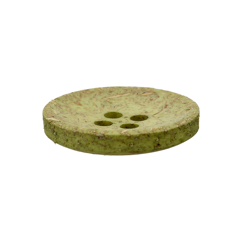 Coconut/polyester button 4-holes, recycled, 15mm, 20mm