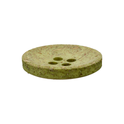 Coconut/polyester button 4-holes, recycled, 15mm, 20mm