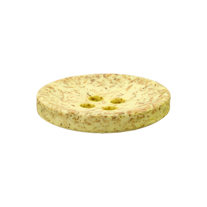 Coconut/polyester button 4-holes, recycled, 15mm, 20mm