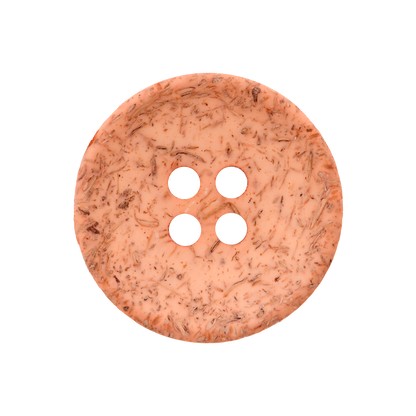 Coconut/polyester button 4-holes, recycled, 15mm, 20mm