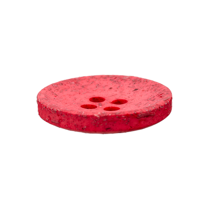 Coconut/polyester button 4-holes, recycled, 15mm, 20mm