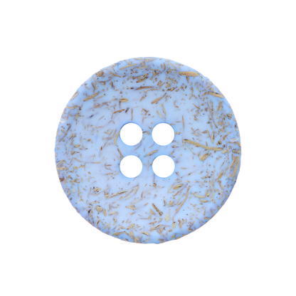 Coconut/polyester button 4-holes, recycled, 15mm, 20mm