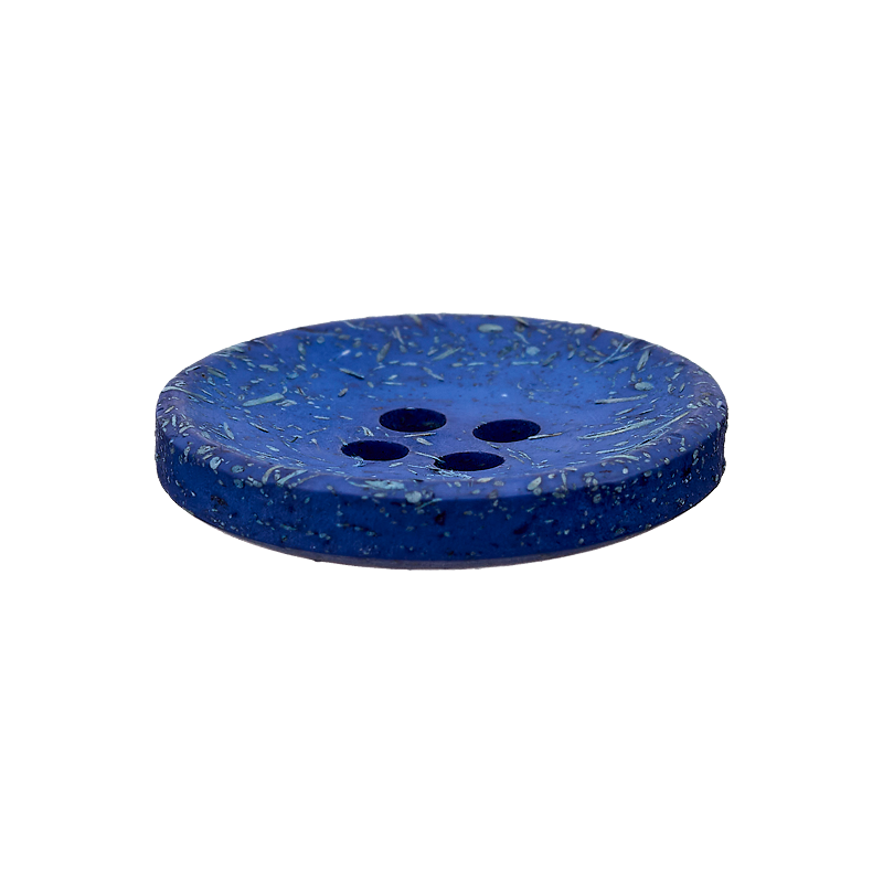 Coconut/polyester button 4-holes, recycled, 15mm, 20mm