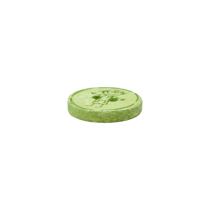 Cotton/polyester button 2-holes, recycled, Boy, 15mm
