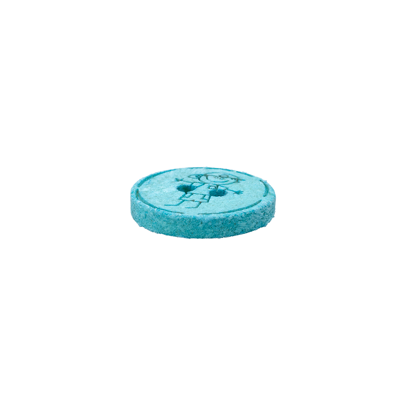 Cotton/polyester button 2-holes, recycled, Boy, 15mm