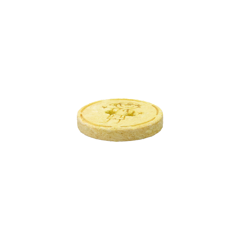 Cotton/polyester button 2-holes, recycled, Boy, 15mm