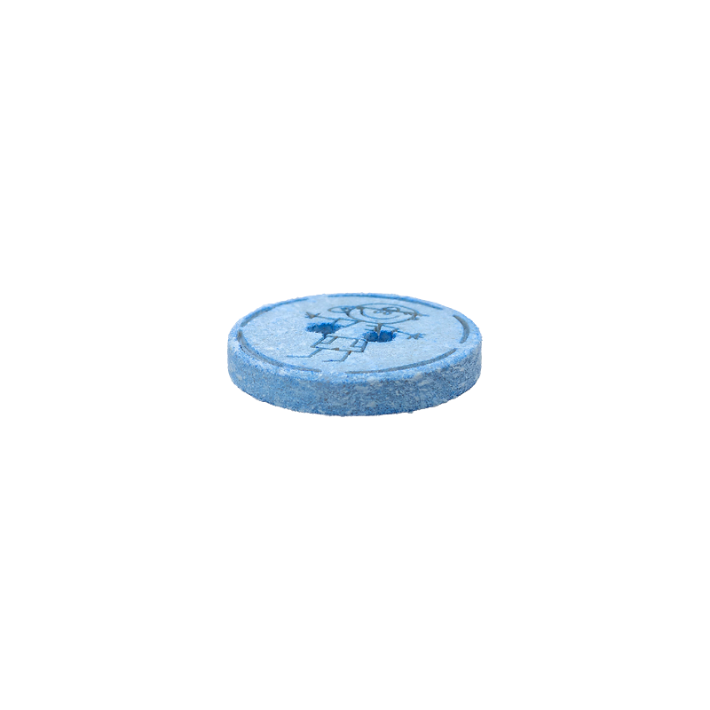 Cotton/polyester button 2-holes, recycled, Boy, 15mm