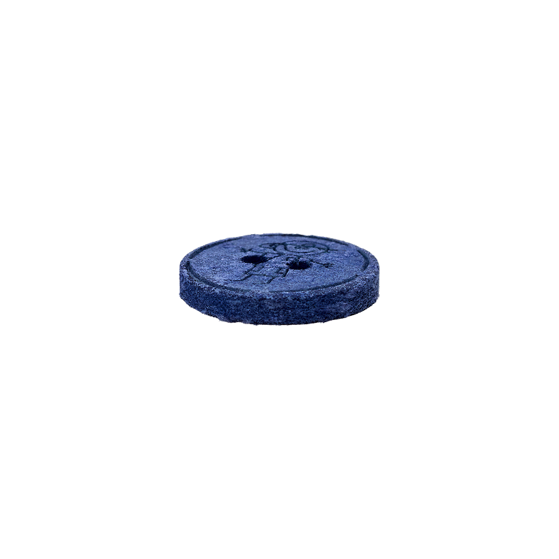 Cotton/polyester button 2-holes, recycled, Boy, 15mm