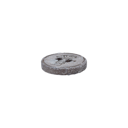 Cotton/polyester button 2-holes, recycled, Boy, 15mm