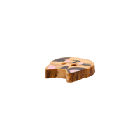 Wood button 2-holes, 15mm