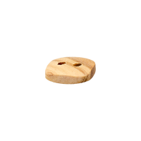 Wood button 2-holes, Square, 10mm,12mm,15mm,20mm beige