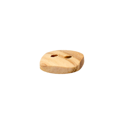 Wood button 2-holes, Square, 10mm,12mm,15mm,20mm beige