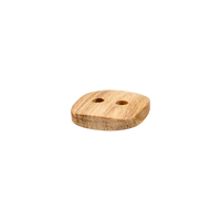 Wood button 2-holes, Square, 10mm,12mm,15mm,20mm beige