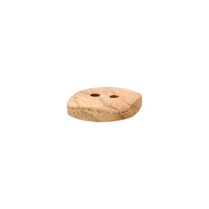 Wood button 2-holes, Square, 10mm,12mm,15mm,20mm beige