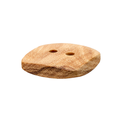 Wood button 2-holes, Square, 10mm,12mm,15mm,20mm beige