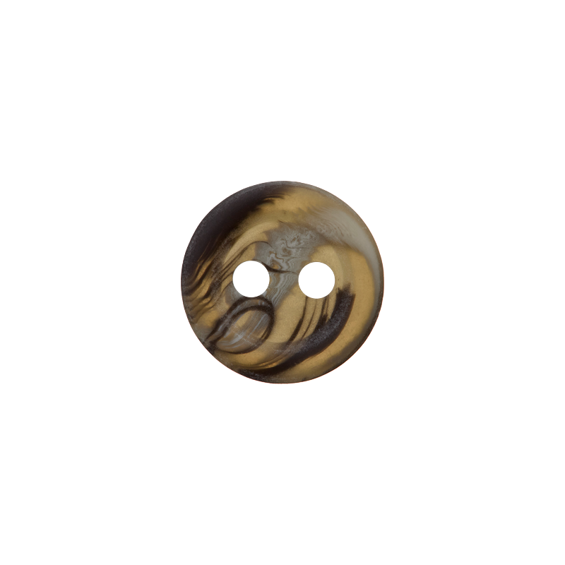 Polyester button 2-holes, 9mm,11mm