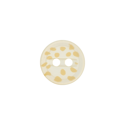 Polyester button 2-holes, speckled, 12mm,15mm,20mm