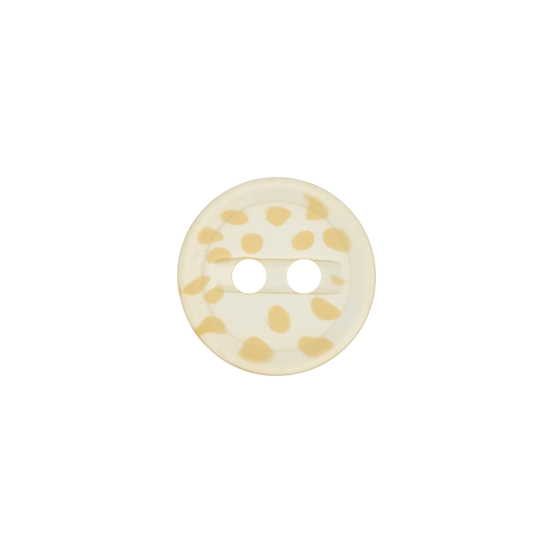 Polyester button 2-holes, speckled, 12mm,15mm,20mm