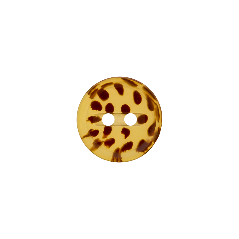 Polyester button 2-holes, speckled, 12mm,15mm,20mm