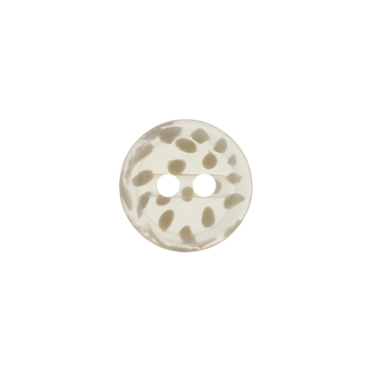 Polyester button 2-holes, speckled, 12mm,15mm,20mm