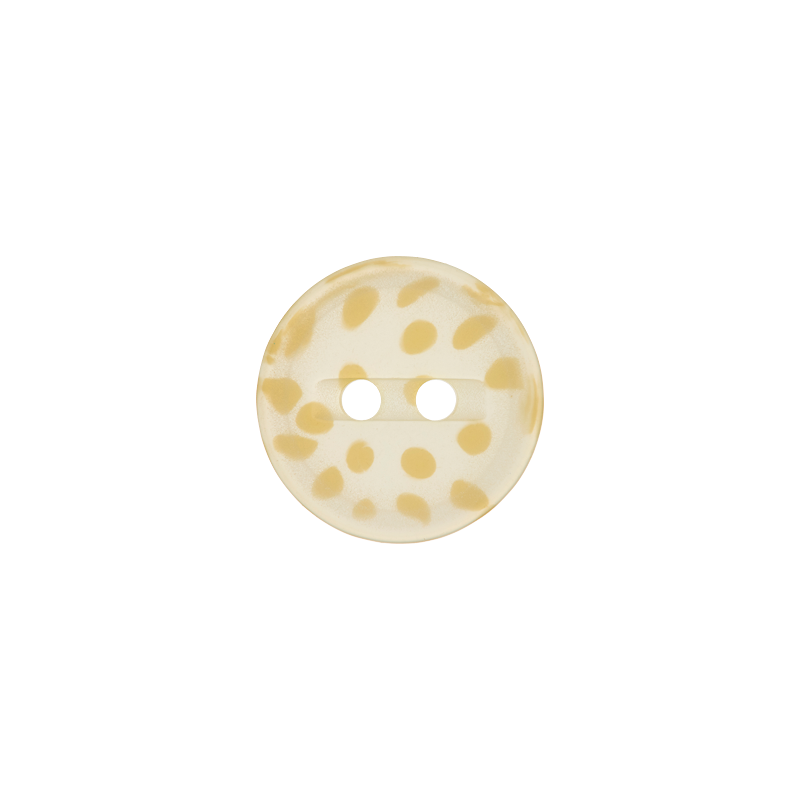 Polyester button 2-holes, speckled, 12mm,15mm,20mm