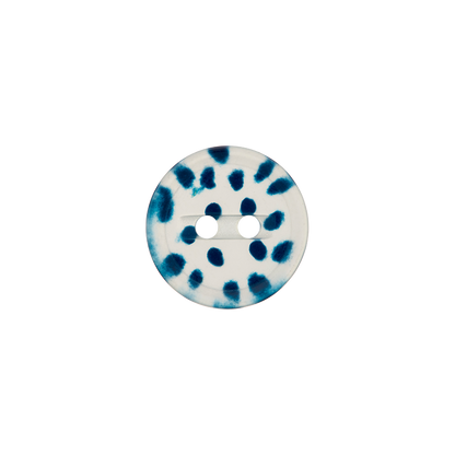 Polyester button 2-holes, speckled, 12mm,15mm,20mm
