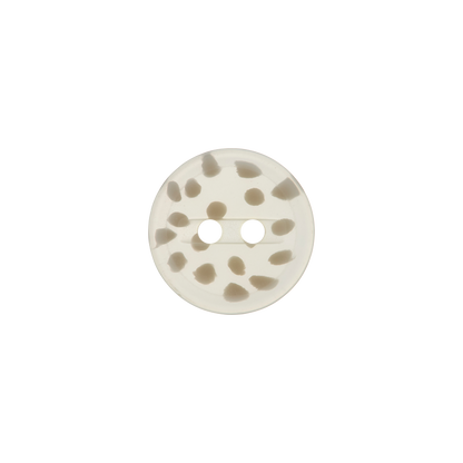 Polyester button 2-holes, speckled, 12mm,15mm,20mm