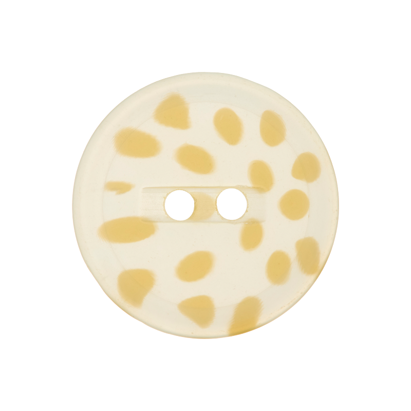 Polyester button 2-holes, speckled, 12mm,15mm,20mm