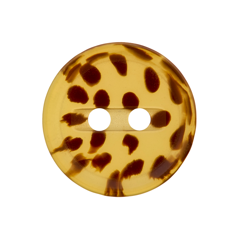 Polyester button 2-holes, speckled, 12mm,15mm,20mm