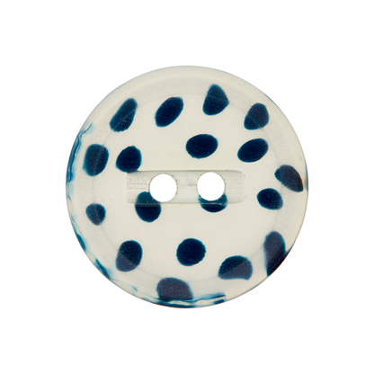 Polyester button 2-holes, speckled, 12mm,15mm,20mm