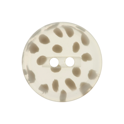 Polyester button 2-holes, speckled, 12mm,15mm,20mm