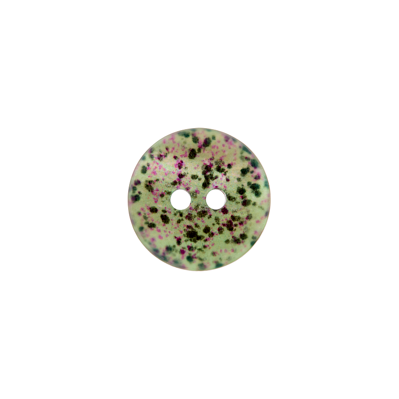 Polyester button 2-holes, Dots, 12mm,18mm,23mm