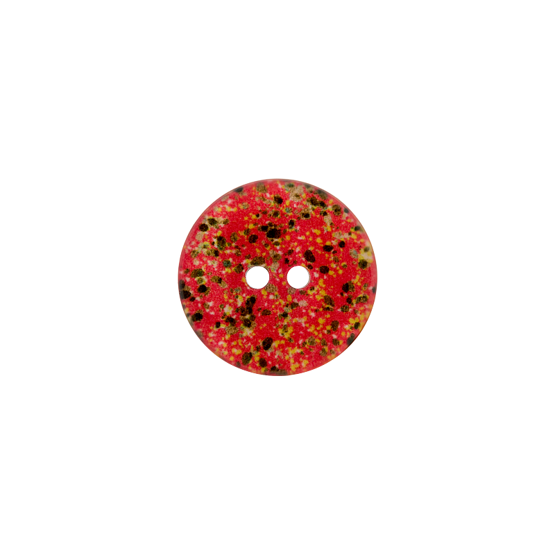 Polyester button 2-holes, Dots, 12mm,18mm,23mm