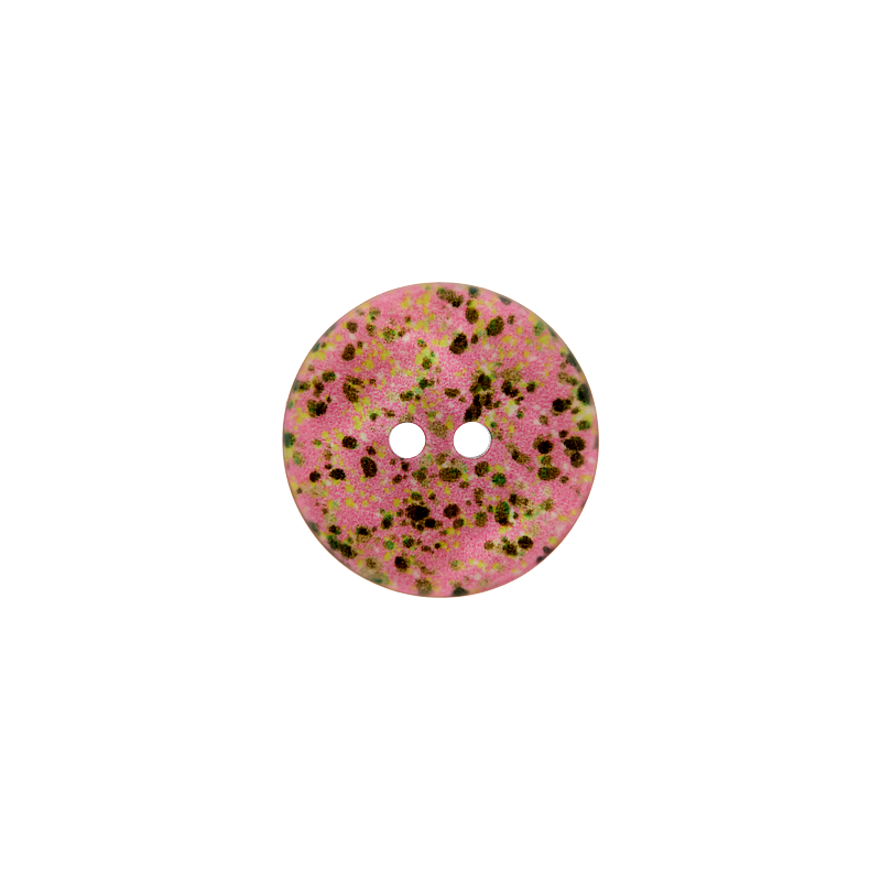 Polyester button 2-holes, Dots, 12mm,18mm,23mm