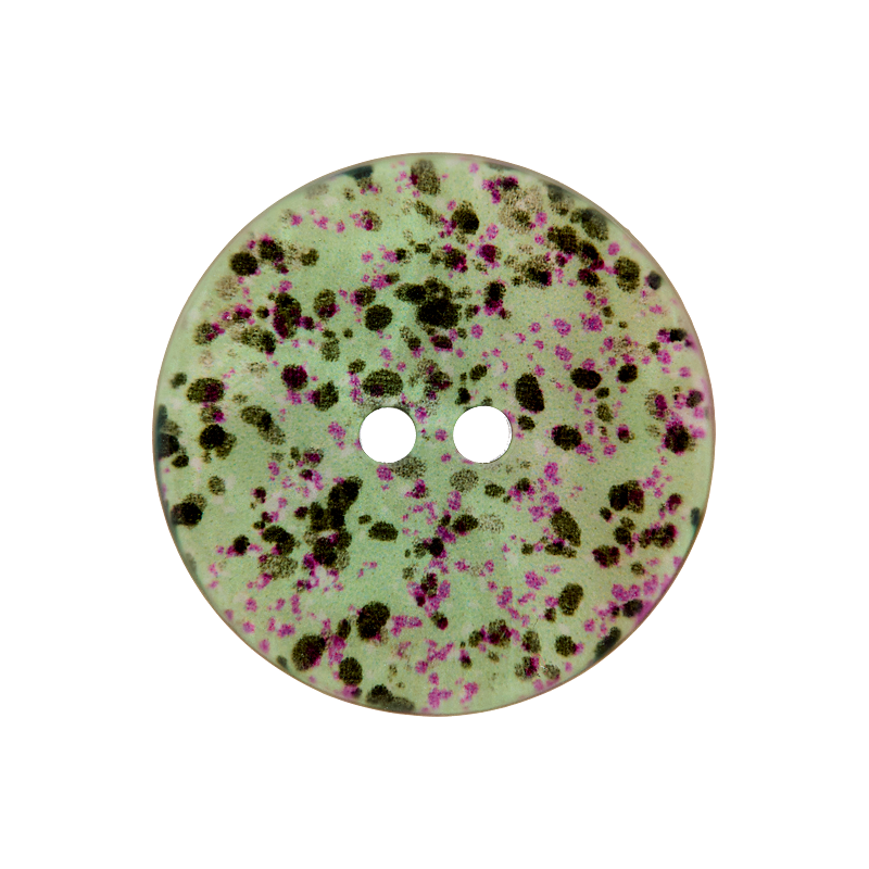 Polyester button 2-holes, Dots, 12mm,18mm,23mm