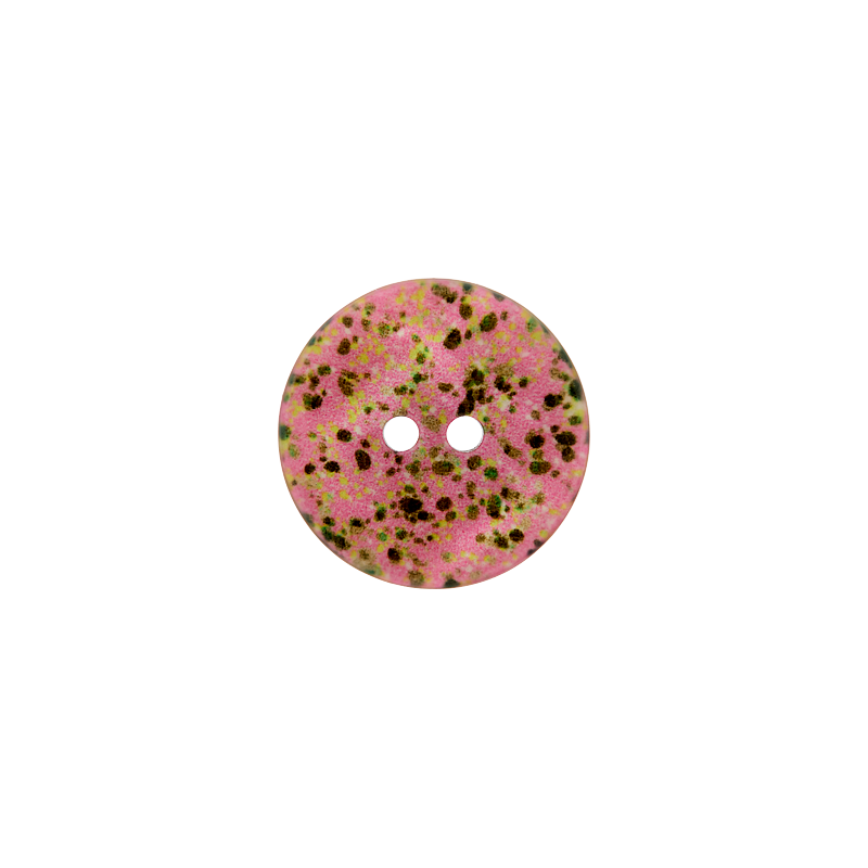 Polyester button 2-holes, Dots, 12mm,18mm,23mm