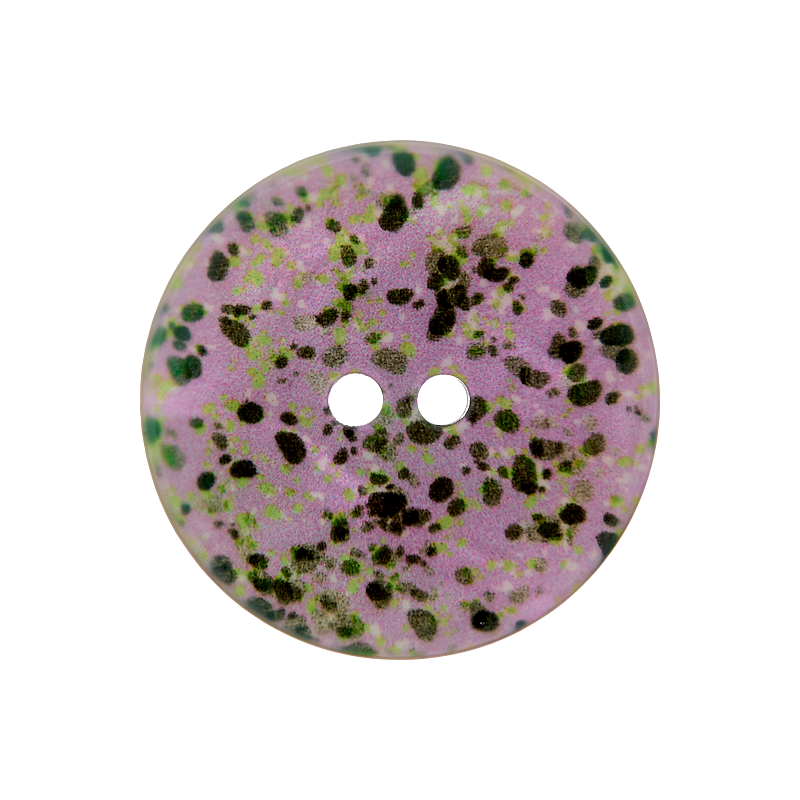 Polyester button 2-holes, Dots, 12mm,18mm,23mm