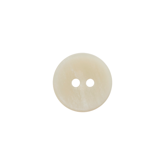 Paper/polyester button 2-holes, recycled, 15mm