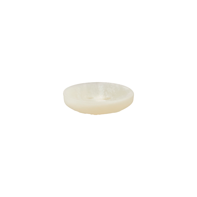 Paper/polyester button 2-holes, recycled, 15mm