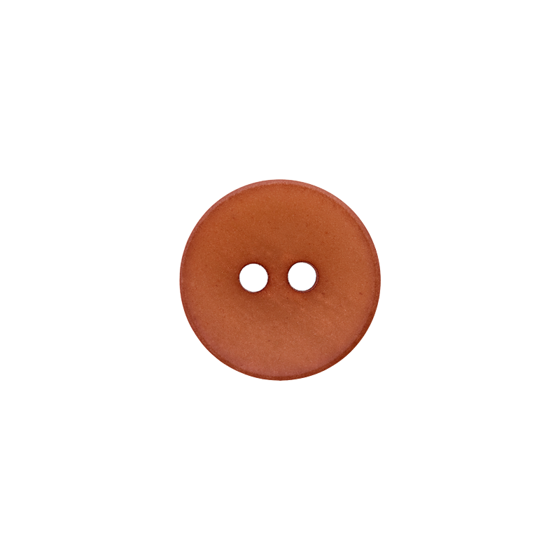 Paper/polyester button 2-holes, recycled, 15mm