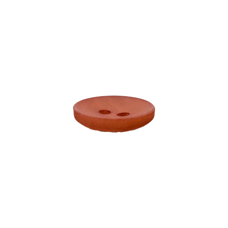 Paper/polyester button 2-holes, recycled, 15mm