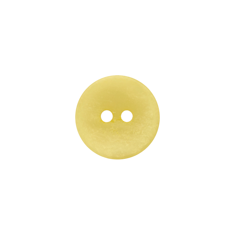 Paper/polyester button 2-holes, recycled, 15mm