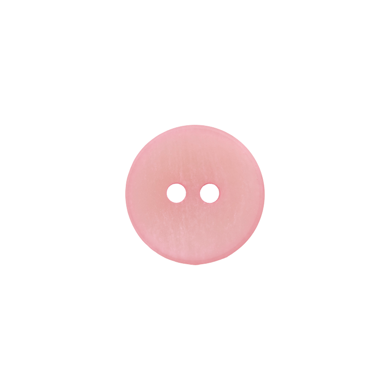 Paper/polyester button 2-holes, recycled, 15mm