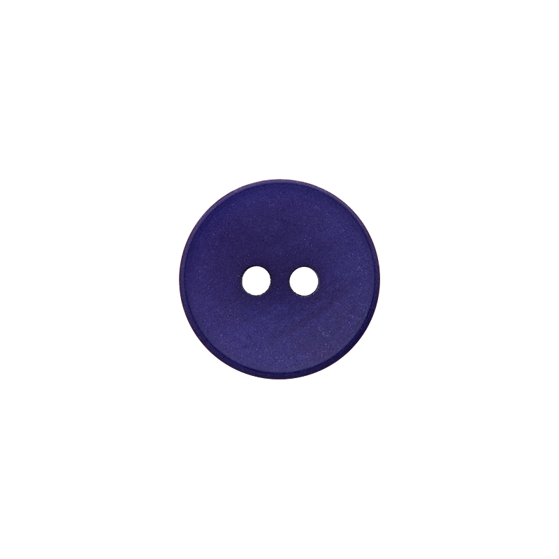 Paper/polyester button 2-holes, recycled, 15mm