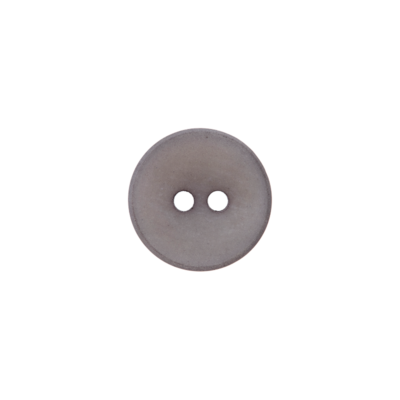 Paper/polyester button 2-holes, recycled, 15mm