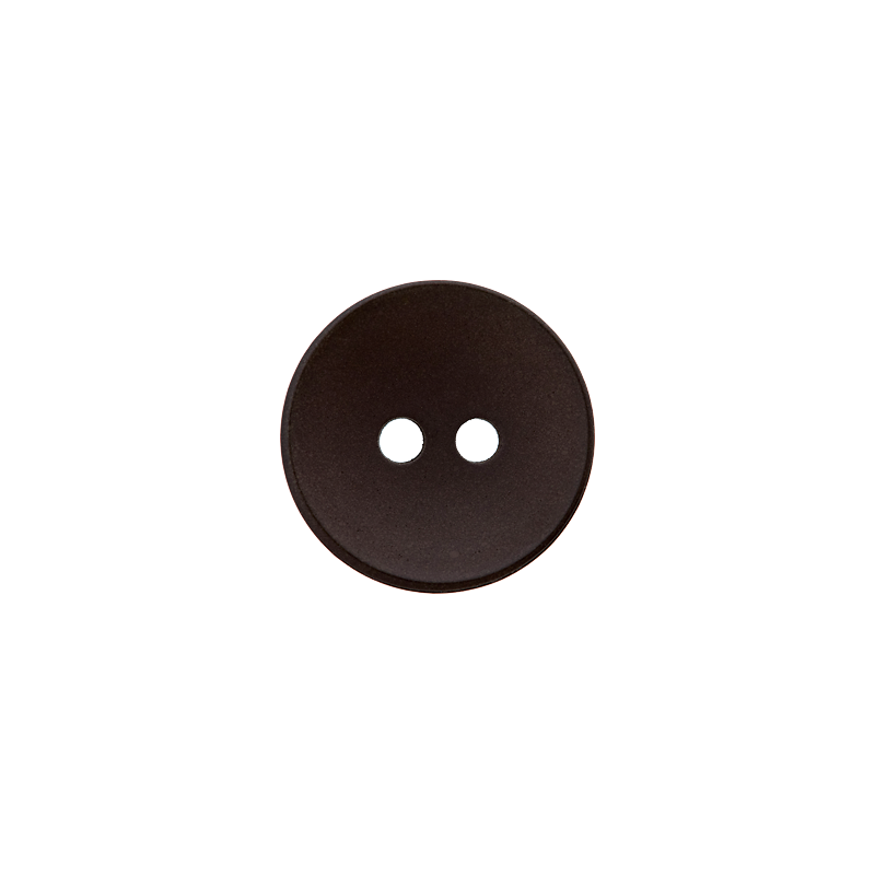 Paper/polyester button 2-holes, recycled, 15mm