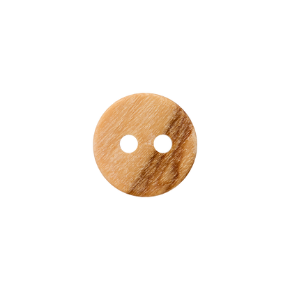 Wood button 2-holes, without border, 9mm,11mm
